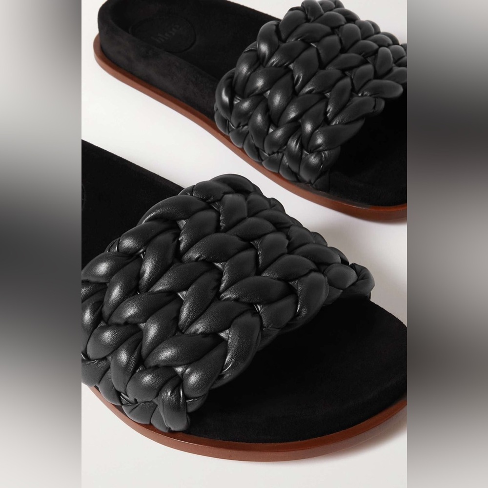 Chloé Kacey woven leather slides 36 $850 - Picture 2 of 9